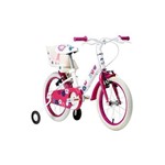 Bicicleta Groove My Bike Aro 16 2019 C/ Porta Bonecas Branca