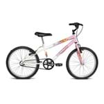 Ficha técnica e caractérísticas do produto Bicicleta Infantil Aro 20 Brave Branco e Rosa Verden Bikes Rosa