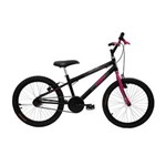 Ficha técnica e caractérísticas do produto Bicicleta Infantil Aro 20 Cairu Reb Bella Girl MTB Freios V. Break - Preto com Rosa