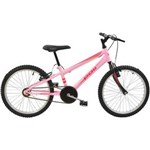 Ficha técnica e caractérísticas do produto Bicicleta Infantil Aro 20 Feminina MTB Polimet Rosa