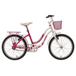 Ficha técnica e caractérísticas do produto Bicicleta Infantil Aro 20 Fischer Fast Girl - Rosa / Branco