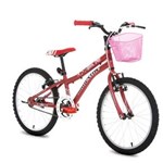 Ficha técnica e caractérísticas do produto Bicicleta Infantil Aro 20 Houston Nina - Vermelha