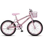Ficha técnica e caractérísticas do produto Bicicleta Infantil Aro 20 July Mtb Aero Rosa - Colli Bikes