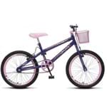 Ficha técnica e caractérísticas do produto Bicicleta Infantil Aro 20 July MTB Aero Violeta - Colli Bikes