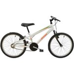 Ficha técnica e caractérísticas do produto Bicicleta Infantil Aro 20 MTB Polimet Branca