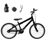 Ficha técnica e caractérísticas do produto Bicicleta Infantil Aro 20 Preta Promocional