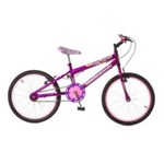 Ficha técnica e caractérísticas do produto Bicicleta Infantil Aro 20 Rharu Tech Violeta