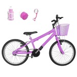 Ficha técnica e caractérísticas do produto Bicicleta Infantil Aro 20 Rosa Bebê Promocional - Flexbikes