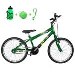Ficha técnica e caractérísticas do produto Bicicleta Infantil Aro 20 Verde Promocional