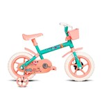 Ficha técnica e caractérísticas do produto Bicicleta Infantil Aro 12 Paty Verde e Salmão Verden Bikes