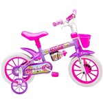Ficha técnica e caractérísticas do produto Bicicleta Infantil Aro 12 - Violet Rosa Nathor