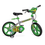 Ficha técnica e caractérísticas do produto Bicicleta Infantil Aro 14 Bandeirante Tartarugas Ninja