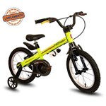 Ficha técnica e caractérísticas do produto Bicicleta Infantil Aro 16 Apollo Aro em Alumínio - Nathor - Verde/Preta