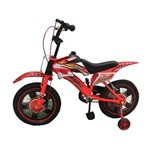 Ficha técnica e caractérísticas do produto Bicicleta Infantil Aro 16 Bike Moto Freio a Disco Vermelho