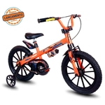 Ficha técnica e caractérísticas do produto Bicicleta Infantil Aro 16 - Extreme - Menino - Laranja - Nathor