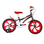 Ficha técnica e caractérísticas do produto Bicicleta Infantil Aro 16 Houston Nic - Preta e Vermelha