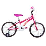 Ficha técnica e caractérísticas do produto Bicicleta Infantil Aro 16 Houston Tina - Pink
