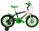 Ficha técnica e caractérísticas do produto Bicicleta Infantil Aro 16 Kids Dalannio Bike Verde