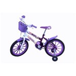Ficha técnica e caractérísticas do produto Bicicleta Infantil Aro 16 Milla com Cestinha, Cor Violeta - Dalannio Bike