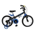 Ficha técnica e caractérísticas do produto Bicicleta Infantil Aro 16 Nathor Apollo com Garrafinha Azul
