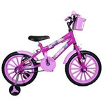 Ficha técnica e caractérísticas do produto Bicicleta Infantil Aro 16 Pink Kit Rosa Bebê