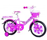 Ficha técnica e caractérísticas do produto Bicicleta Infantil Aro 16 Princess Rosa 1048 - Unitoys