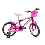 Ficha técnica e caractérísticas do produto Bicicleta Infantil Aro 16 Rharu Tech Violeta