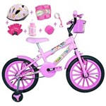 Bicicleta Infantil Aro 16 com Capacete e Kit Proteção