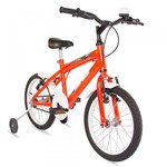 Ficha técnica e caractérísticas do produto Bicicleta Infantil Aro 16 Top Lip Laranja Neon Mormaii