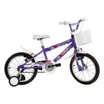 Ficha técnica e caractérísticas do produto Bicicleta Infantil Aro 16 Track Girl com Capacete Lilas Track