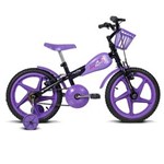 Ficha técnica e caractérísticas do produto Bicicleta Infantil Aro 16 VR 600 Preto e Lilás Verden Bikes