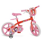 Ficha técnica e caractérísticas do produto Bicicleta Infantil Bandeirante Branca de Neve Disney Aro 14