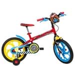 Ficha técnica e caractérísticas do produto Bicicleta Infantil Caloi Aro 16 Hot Wheels com Rodinhas