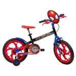 Ficha técnica e caractérísticas do produto Bicicleta Infantil Caloi Aro 16 Spider Man com Rodinhas