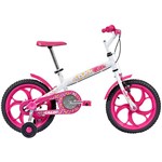 Bicicleta Infantil Caloi Ceci Aro 16 Branca