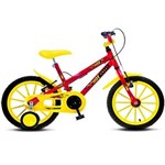 Ficha técnica e caractérísticas do produto Bicicleta Infantil Colli Mtb Hot Aro 16 Vermelho Masculino - 102.16D