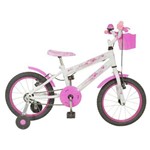 Bicicleta Infantil Feminina Aro 16 Lady Rosa Touch