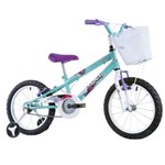 Ficha técnica e caractérísticas do produto Bicicleta Infantil Feminina Track Girl Aro 16 Azul/Branco Track Bikes