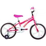 Ficha técnica e caractérísticas do produto Bicicleta Infantil Houston Tina Aro 16 Monovelocidade - Rosa