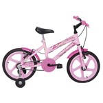 Ficha técnica e caractérísticas do produto Bicicleta Infantil Kiss Aro 16 Feminina Rosa 39-022 Mormaii