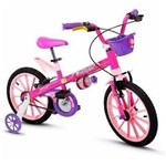 Ficha técnica e caractérísticas do produto Bicicleta Infantil Menina Aro 16 Top Candy Nathor