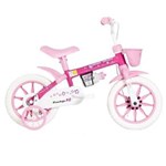 Ficha técnica e caractérísticas do produto Bicicleta Infantil Mormaii Aro 12 Penélope - Rosa/Branco