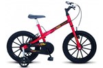 Ficha técnica e caractérísticas do produto Bicicleta Infantil MTB Aro 16 Vermelho Preto Colli