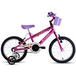 Ficha técnica e caractérísticas do produto Bicicleta Infantil Skii Feminina Aro 16 Stone Bike
