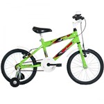Ficha técnica e caractérísticas do produto Bicicleta Infantil Top Lip Aro 16 Verde Neon - Mormaii - Mormaii