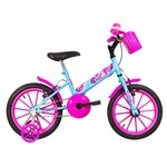 Ficha técnica e caractérísticas do produto Bicicleta Infantil Ultra Bikes Aro 16 Azul Bebê e Rosa com Rodinhas