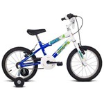 Ficha técnica e caractérísticas do produto Bicicleta Infantil Verden Ocean Aro 16 Branco/Azul