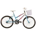 Ficha técnica e caractérísticas do produto Bicicleta Infanto Juvenil Aro 20 Cindy Azul/Branco Track
