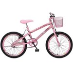 Ficha técnica e caractérísticas do produto Bicicleta Jully Colli Bike Aro 20, Rosa