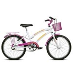 Ficha técnica e caractérísticas do produto Bicicleta Juvenil Aro 20 Breeze Verden - Branco com Pink